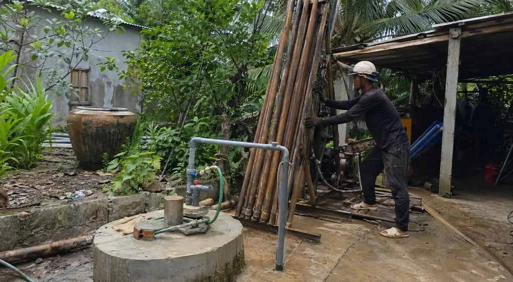 Quy trình khoan giếng gia đình từ A đến Z