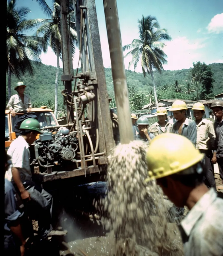 Giếng lưu lượng lớn cho khu dân cư